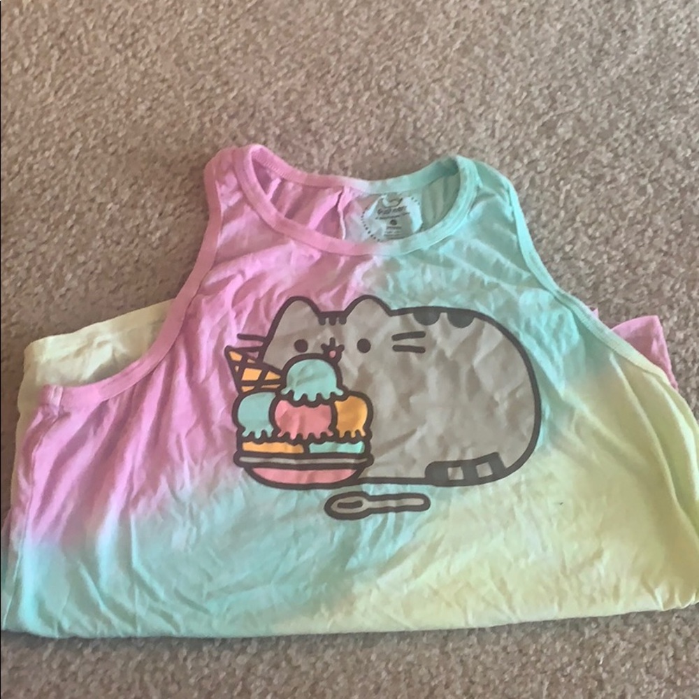 pusheen tank top